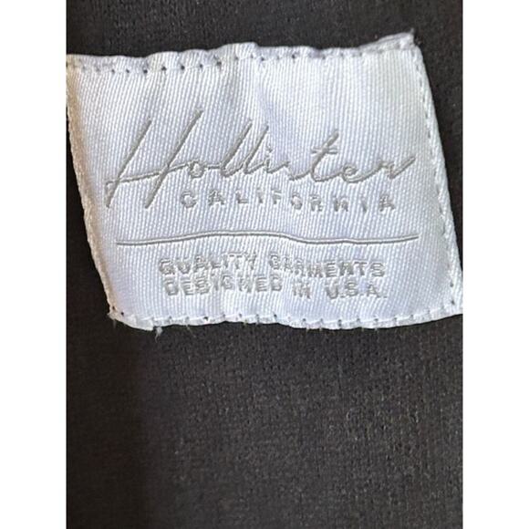 Hollister Men's Fleece Jogger Sweatpants – Size M – Black – Adjustable Rise - Picture 4 of 5